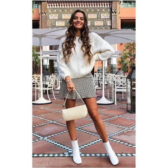 Retro Classic Clutch Shoulder Tote HandBag with Zipper Closure for Women - Picture 6 of 7